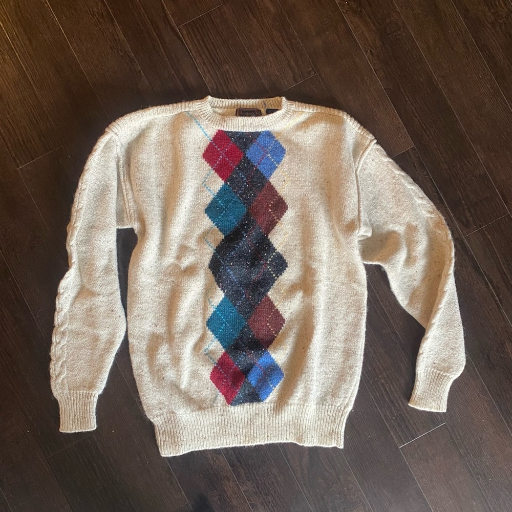 Vintage Hunting Horn Sweater